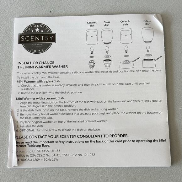 Scentsy Blue Tie Dye Wall Plug Mini Wax Warmer Night Light Home Fragrance - Picture 12 of 12